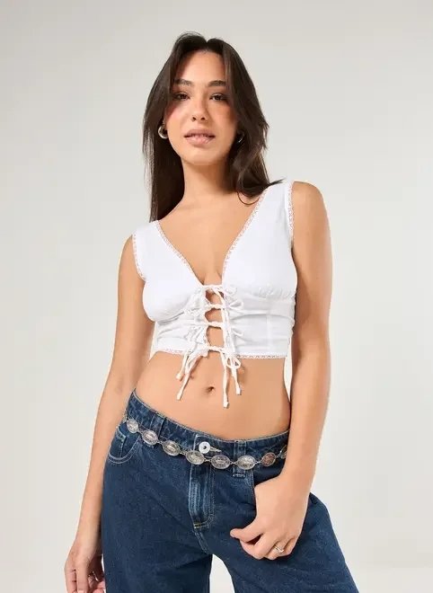 cropped amarração lacinhos cropped amarração lacinhos