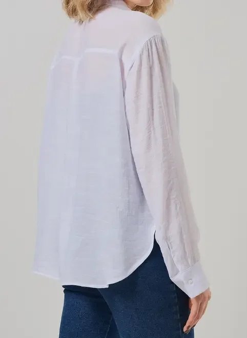 camisa manga longa oversized texturizada camisa manga longa oversized texturizada