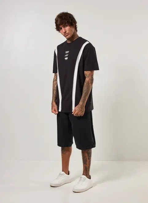 bermudão jeans preto jorts bermudão jeans preto jorts