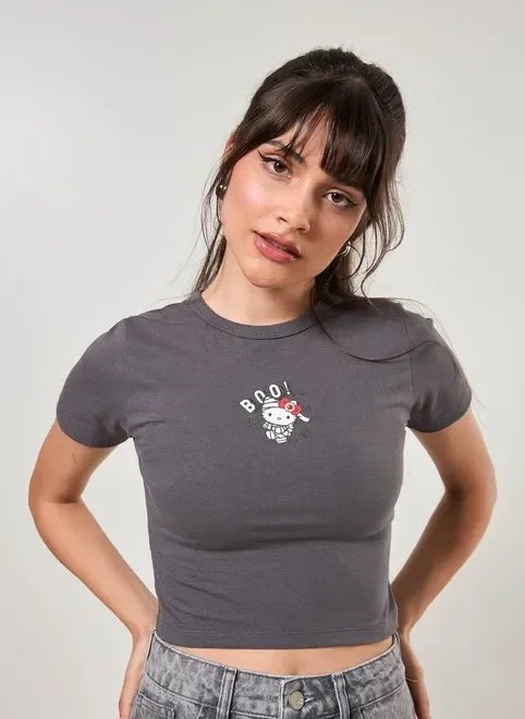 blusa baby tee chumbo hello kitty blusa baby tee chumbo hello kitty