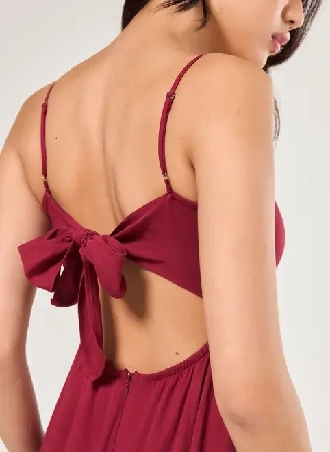 vestido midi busto franzido vestido midi busto franzido