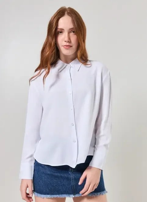 camisa oversized branca camisa oversized branca