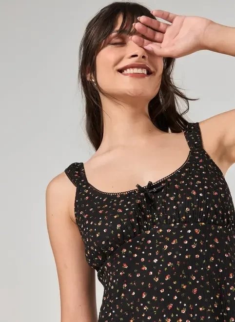 vestido curto preto florido vestido curto preto florido