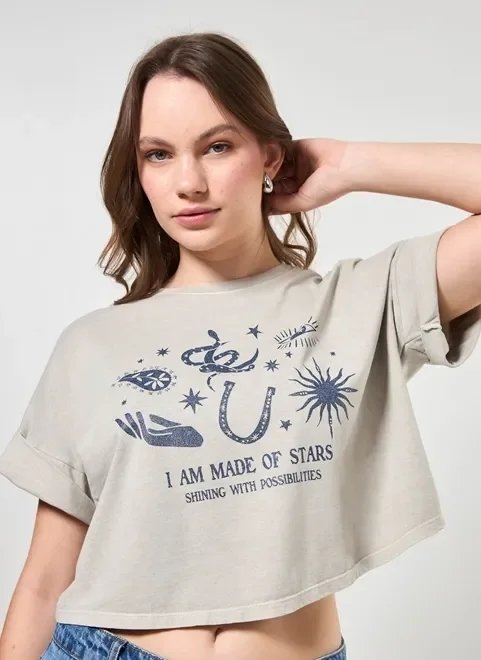camiseta cropped estonada mística camiseta cropped estonada mística