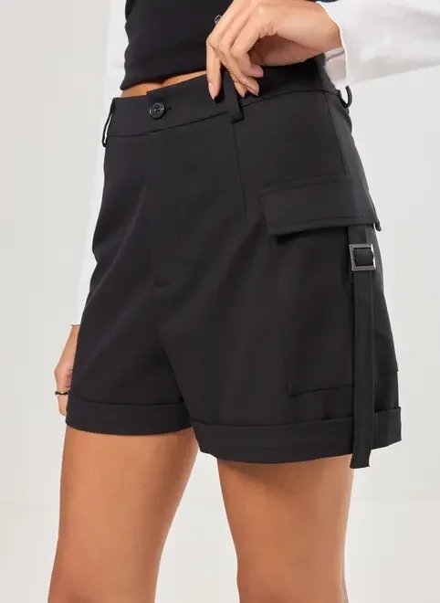 short alfaiataria bolso cargo short alfaiataria bolso cargo