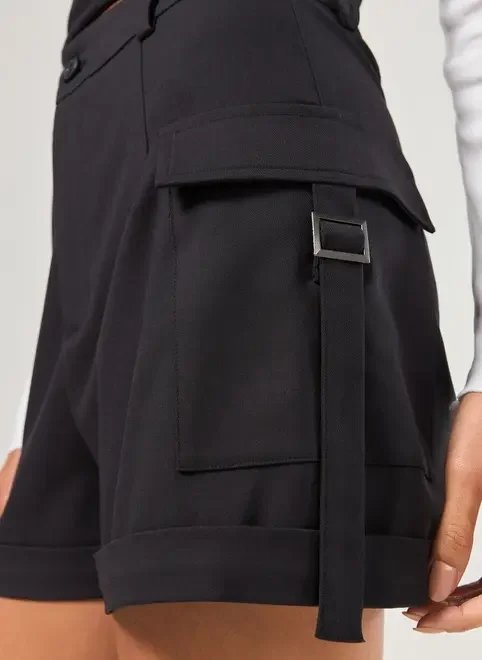 short alfaiataria bolso cargo short alfaiataria bolso cargo