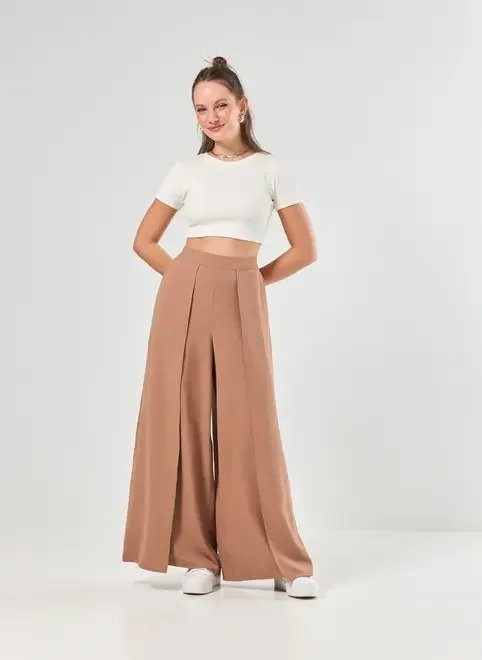 calça pareô marrom calça pareô marrom