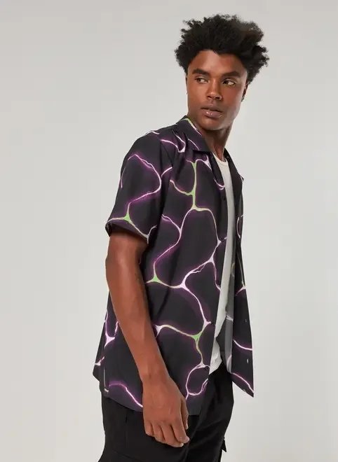 camisa preta estampa cyber camisa preta estampa cyber