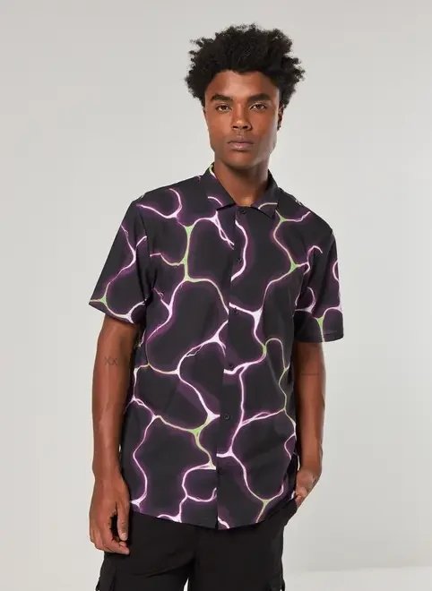 camisa preta estampa cyber camisa preta estampa cyber