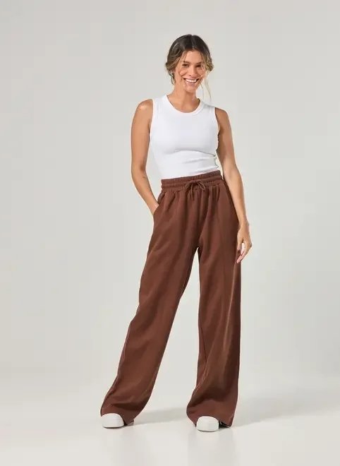 calça de moletom reta calça de moletom reta