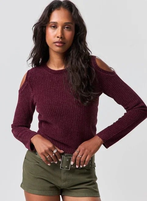 blusa manga longa chenille blusa manga longa chenille