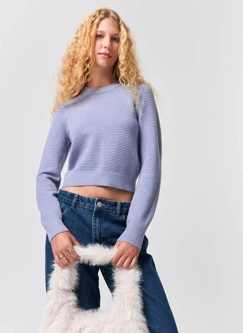 blusa de manga longa tricô blusa de manga longa tricô