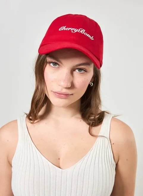 boné vermelho cherry bomb boné vermelho cherry bomb