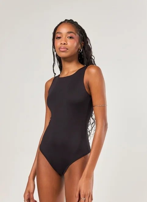 body poliamida decote halter body poliamida decote halter