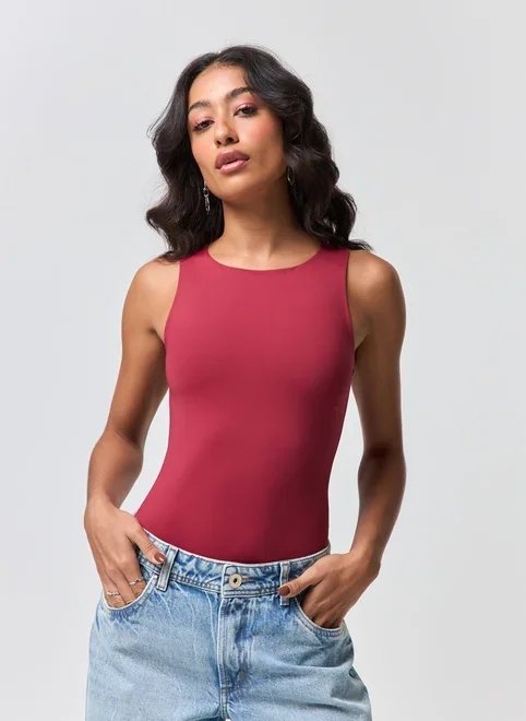 body poliamida decote halter body poliamida decote halter