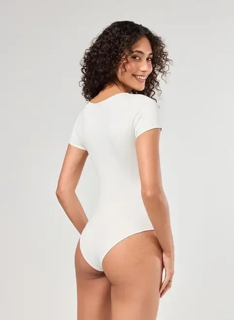 body poliamida decote reto body poliamida decote reto