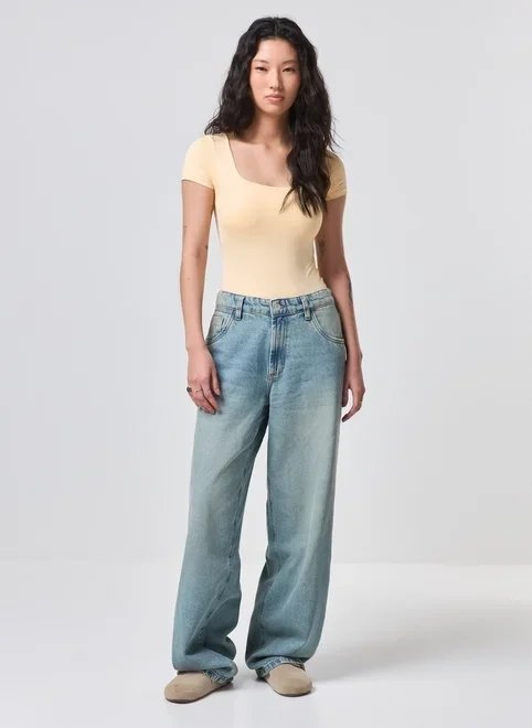 body poliamida decote reto body poliamida decote reto