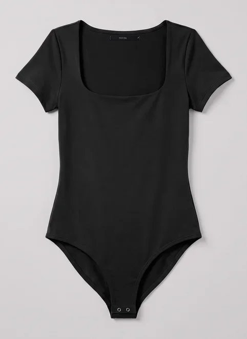 body poliamida decote reto body poliamida decote reto