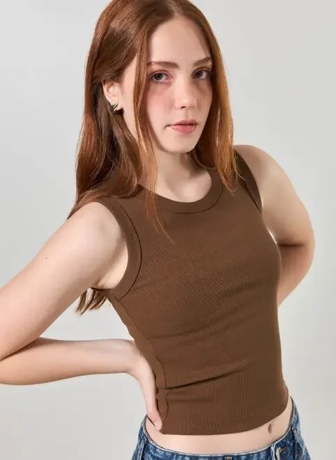 regata em malha de ribana regata em malha de ribana