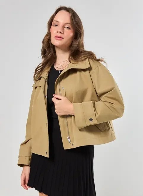 jaqueta parka caqui jaqueta parka caqui