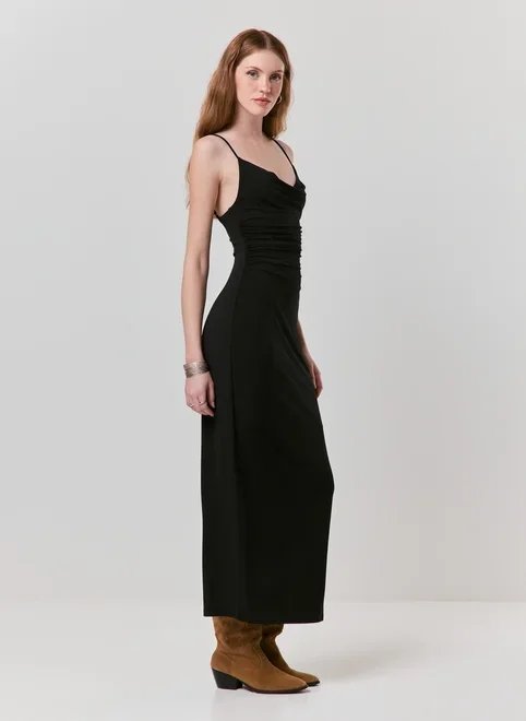 vestido midi poliamida vestido midi poliamida