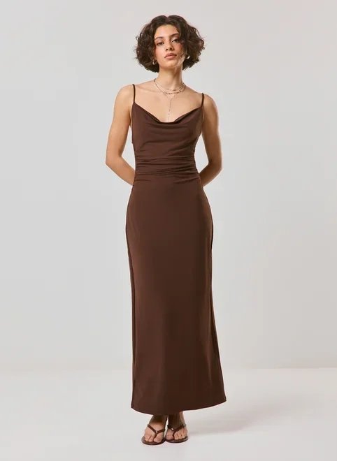 vestido midi poliamida vestido midi poliamida
