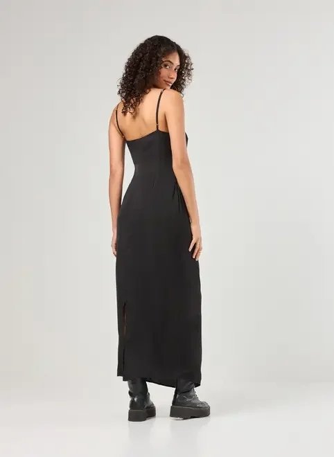 vestido midi slip dress vestido midi slip dress