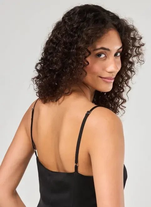 vestido midi slip dress vestido midi slip dress