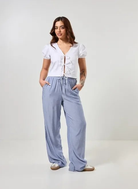 blusa amarração lacinhos off-white blusa amarração lacinhos off-white