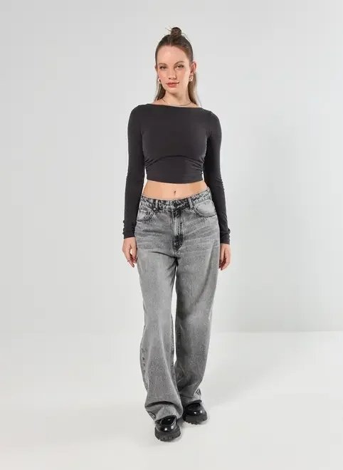 blusa manga longa decote canoa blusa manga longa decote canoa