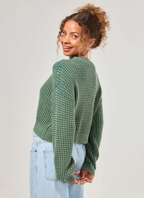 blusão cropped verde lavado blusão cropped verde lavado