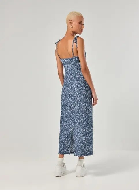 vestido midi florido alcinha vestido midi florido alcinha