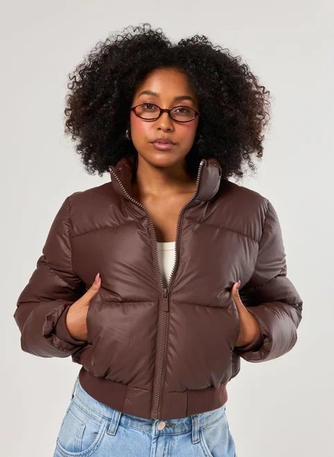 jaqueta puffer poliuretano jaqueta puffer poliuretano