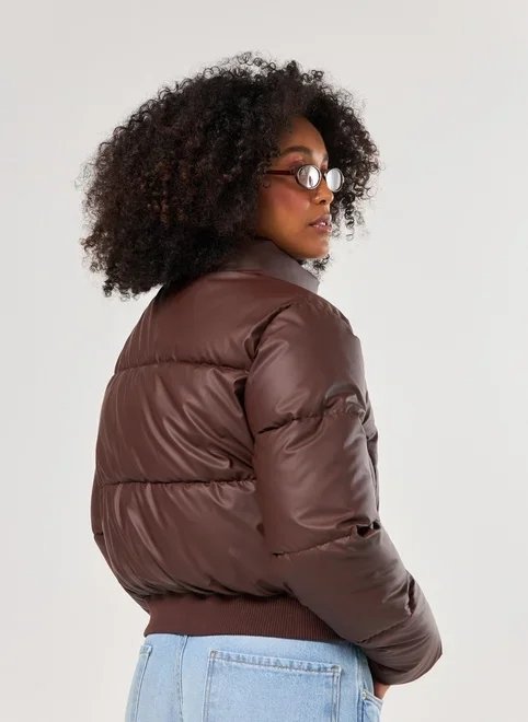 jaqueta puffer poliuretano jaqueta puffer poliuretano