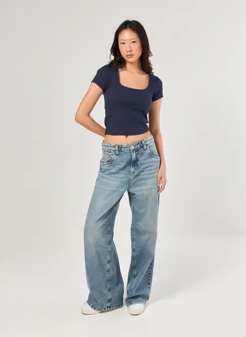 blusa de ribana decote quadrado blusa de ribana decote quadrado