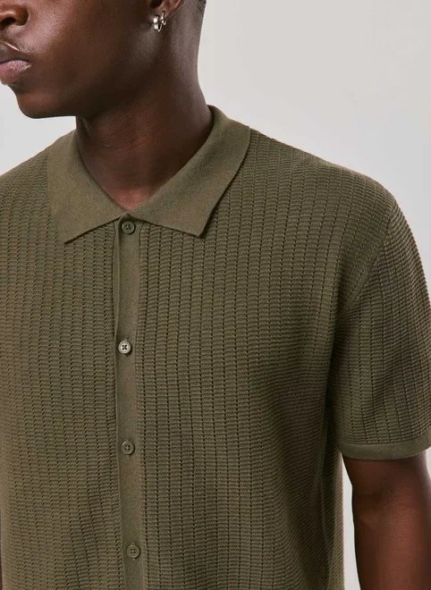 camisa manga curta malha retilínea camisa manga curta malha retilínea