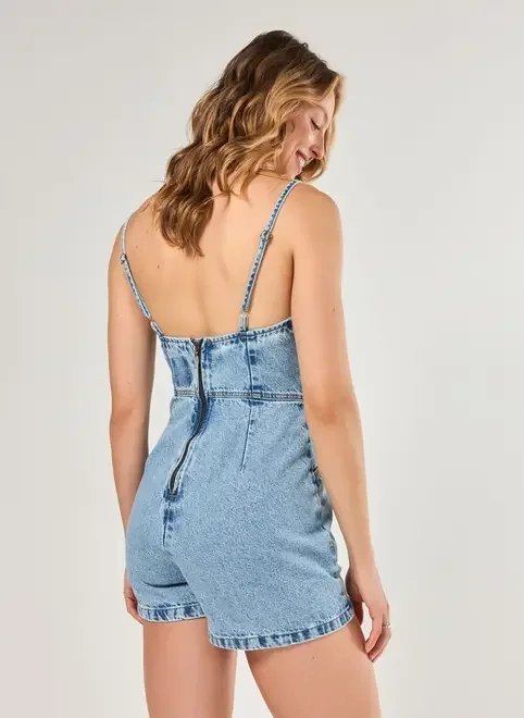 macaquinho jeans justo macaquinho jeans justo