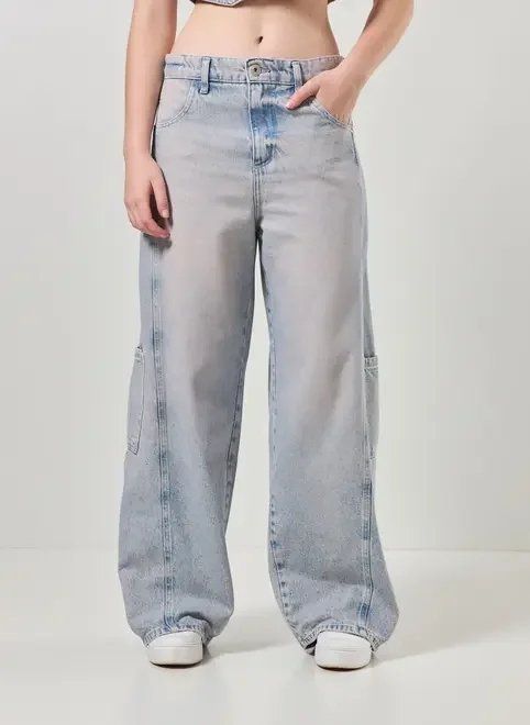 calça wide leg cintura baixa jeans dirty calça wide leg cintura baixa jeans dirty