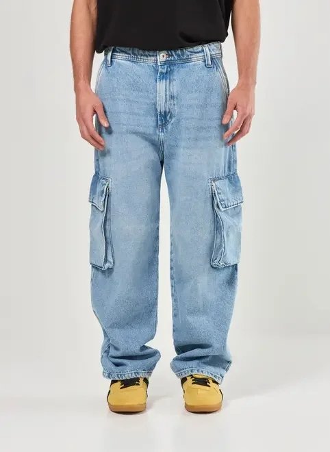 calça jeans baggy bolsos cargo calça jeans baggy bolsos cargo