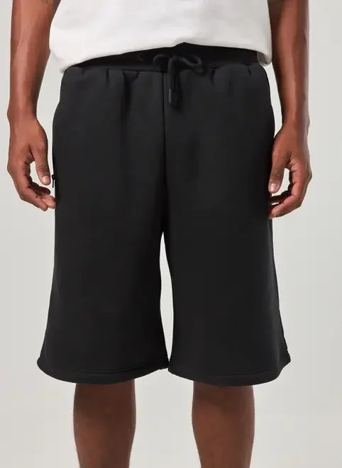 bermuda jorts preta moletom bermuda jorts preta moletom