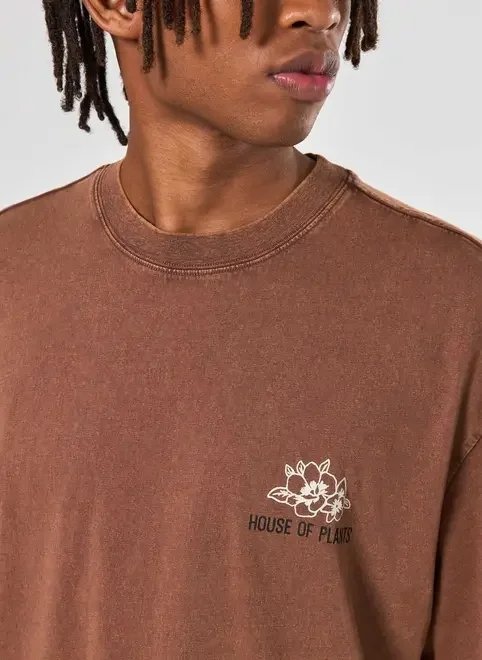 camiseta box marrom estonada plants camiseta box marrom estonada plants