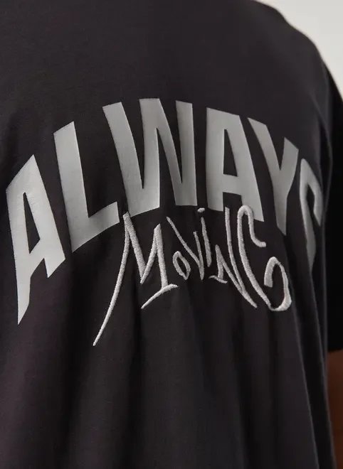 camiseta preta box always moving camiseta preta box always moving
