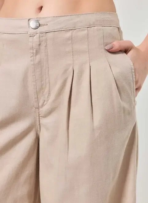 calça pantalona sarja areia calça pantalona sarja areia