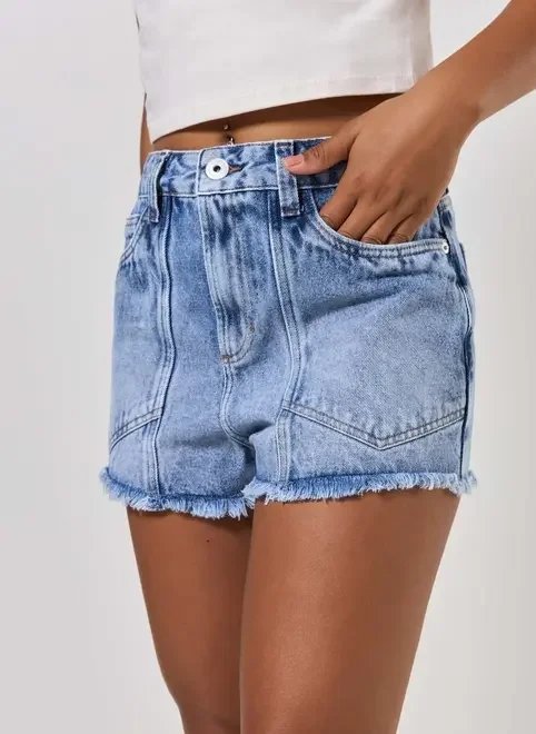 short jeans costuras marcantes short jeans costuras marcantes