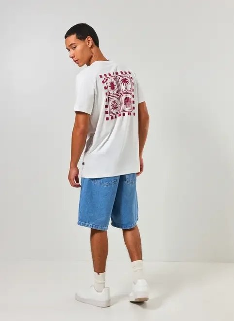 camiseta off-white estampa vinho summer camiseta off-white estampa vinho summer