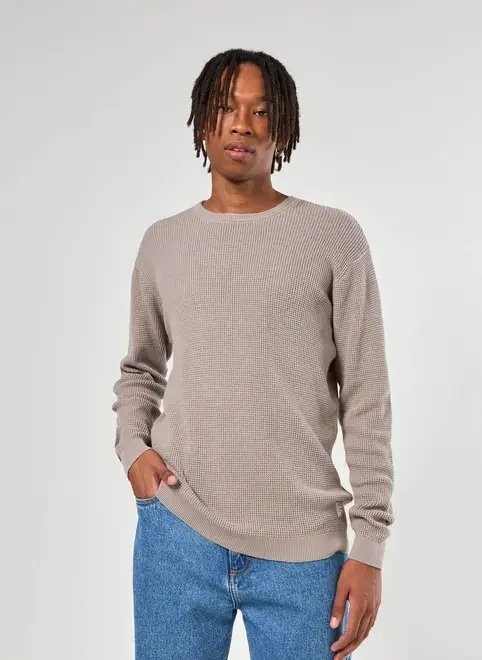 blusa de tricô com textura waffle blusa de tricô com textura waffle