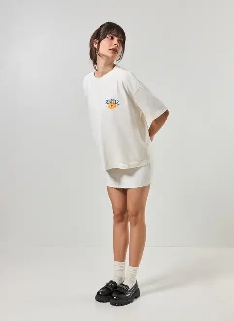 camiseta box oversized seattle flowers camiseta box oversized seattle flowers