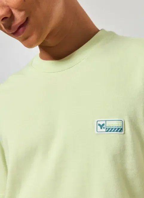 camiseta box verde lima estampa costas camiseta box verde lima estampa costas