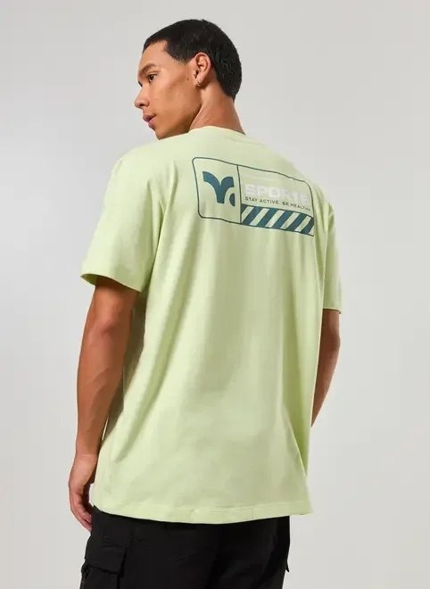 camiseta box verde lima estampa costas camiseta box verde lima estampa costas