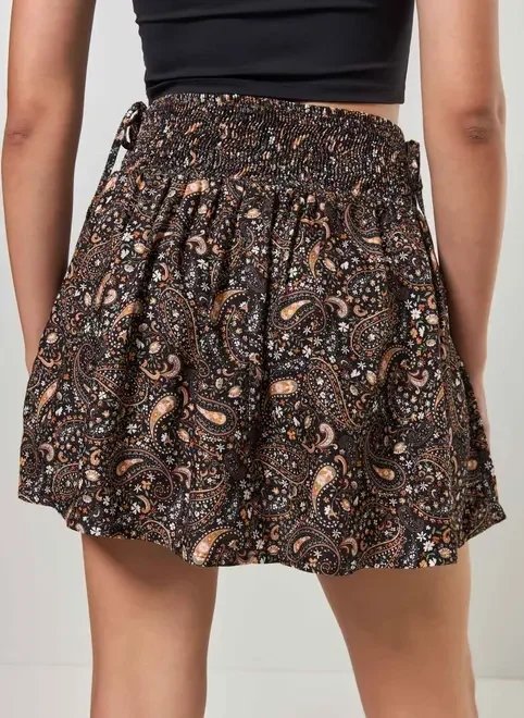 saia repolho estampa paisley saia repolho estampa paisley